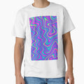 Neon Psychedelic Swirl Pattern in Rainbow Colors by weirdfishes123