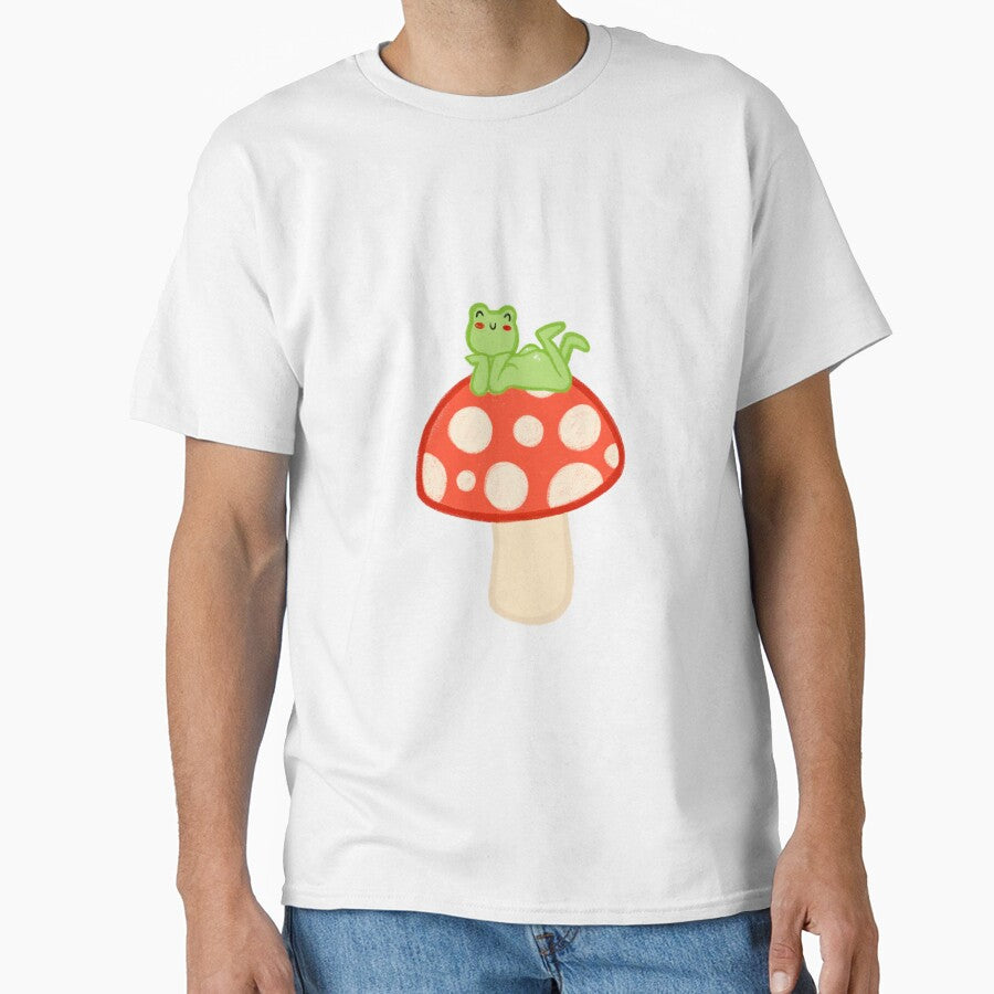 Cheeky Frog on Mushroom by Niviha
