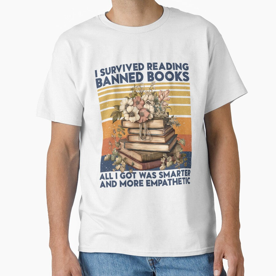 I Survived Reading Banned Books. Funny Reading Banned Books by ahmed2751989