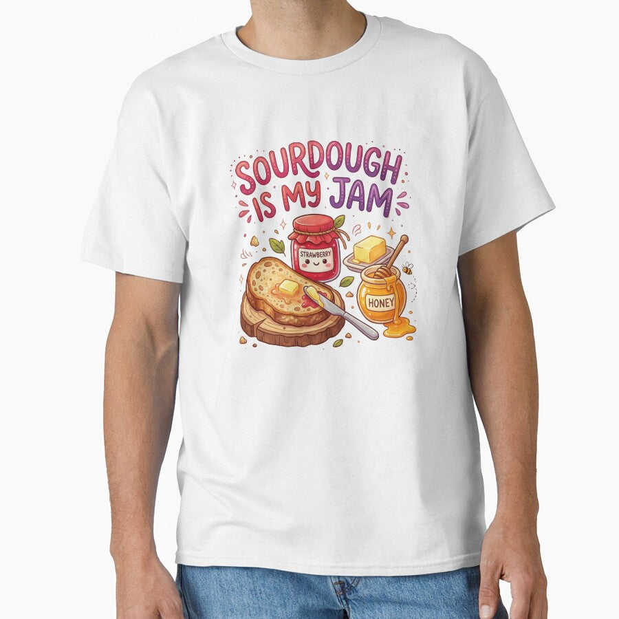 Sourdough Is My Jam Cute Funny Baker Design by Winarrts