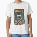 Shark Zone Vintage Poster by andreadelriv