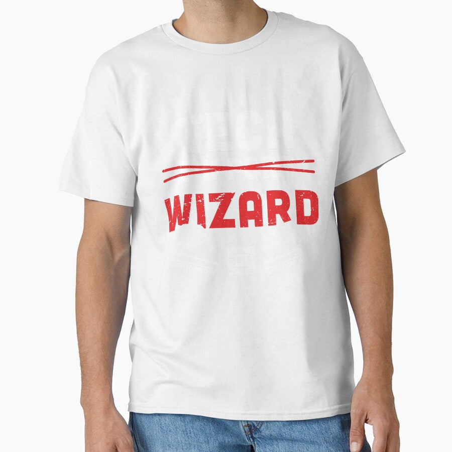 Tech Support Wizard Helpdesk Computer Technician by SphereZones