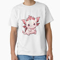 Baby Pink Axolotl by RetroPop23