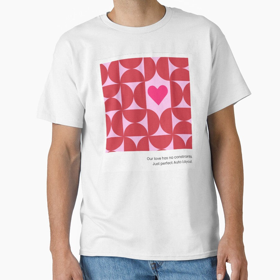 Our Love Has No Constraints. Just Perfect Auto Layout — Designer Valentine Statement by Artio-ArtShop