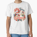 Silly Goose Summer Cute Patriotic Strawberry Goose Design by PixelModeShop