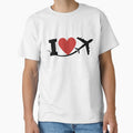 I love flying I love aviation heart and aviation by AviationArtists