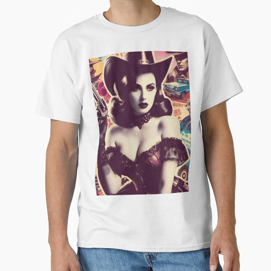 Vintage Country Woman Collage by PulpVintage