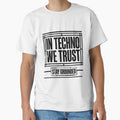 In Techno We Trust Industrial Geometric Framed by RaveNamaste