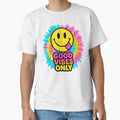 Good Vibes Only – Acid Smiley on Neon Tie-Dye by FTS-Studio