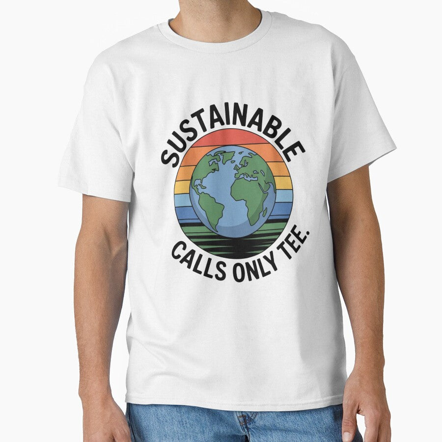 Eco Zoom Survivor – Sustainable Calls Only Tee by midura-studio