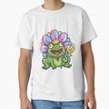 Cheerful Iridescent Petal Headwear Amphibian by Emegan Print Art