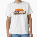 Digital Worker Survival Club Retro Sunset Shirt – Remote Work Tech Humor Tee by DavmaxDesign