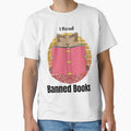 vintage cat i read banned books, funny cat by Ovrostore