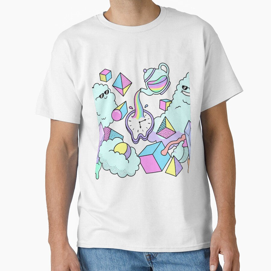 Ghost Cute Kawaii Tea Time Dreamland Picnic Art by ART ATTACK ZONE