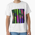 Acid Neon Stripes After Dark by bubblegoth