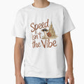 Funny Speed Isn’t the Vibe Snail Cartoon Beach Design by badburropress