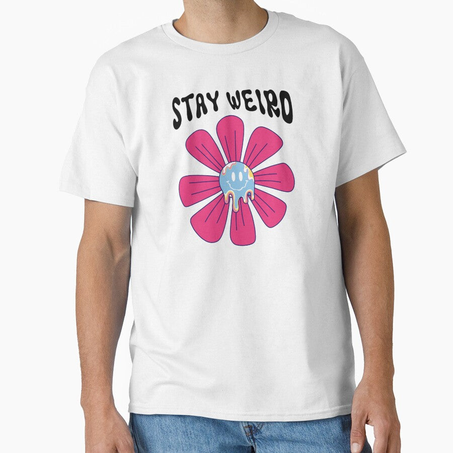 Stay Weird Melting Face Flower by LagomCreative