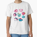 Cute Colorful Axolotl by RetroPop23