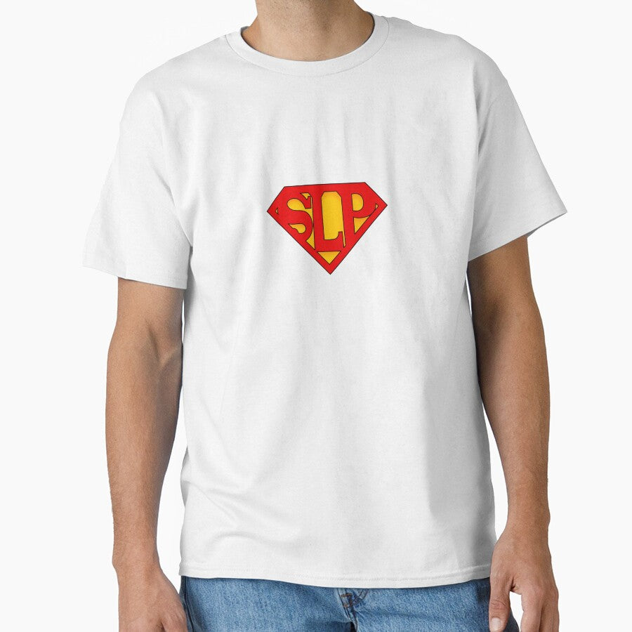 SLP Speech Language Pathologist Superhero Logo by MaeleaTan