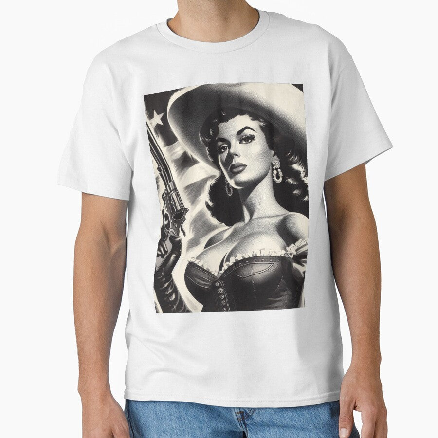 Vintage Western Woman by PulpVintage