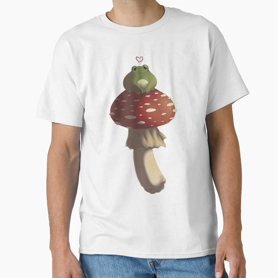 Frog on a Mushroom by souptimme