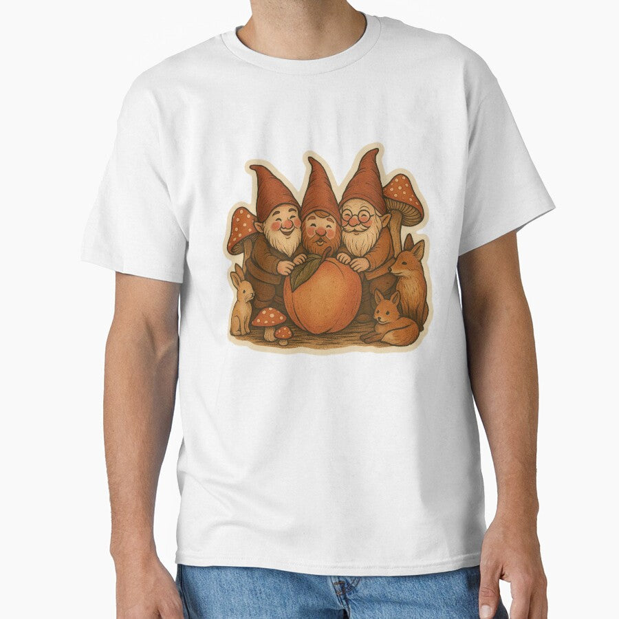 Peach Picnic Gnomes by caitdesign