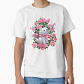 Vintage cat with roses by Pixiedrop