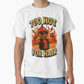 Too Hot For Hair - Gift for Bald Pride Spicy Food Art by Jarminis