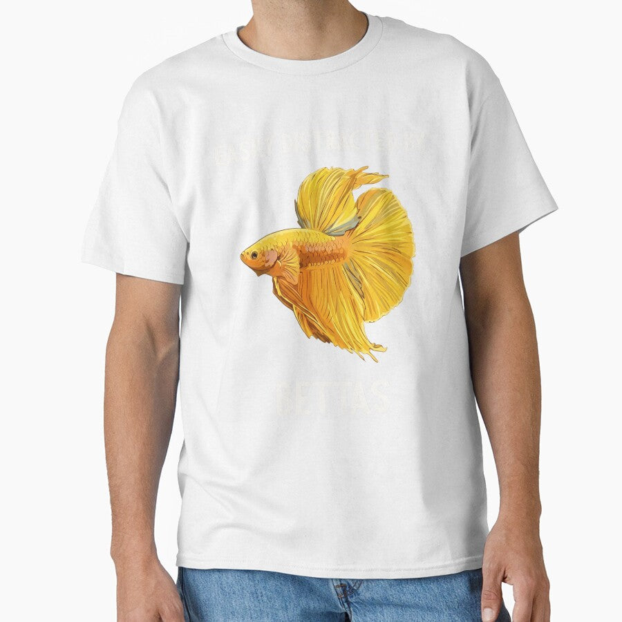 Easily Distracted By Bettas - Golden Yellow Siamese Fighting Fish by haitrieuic96