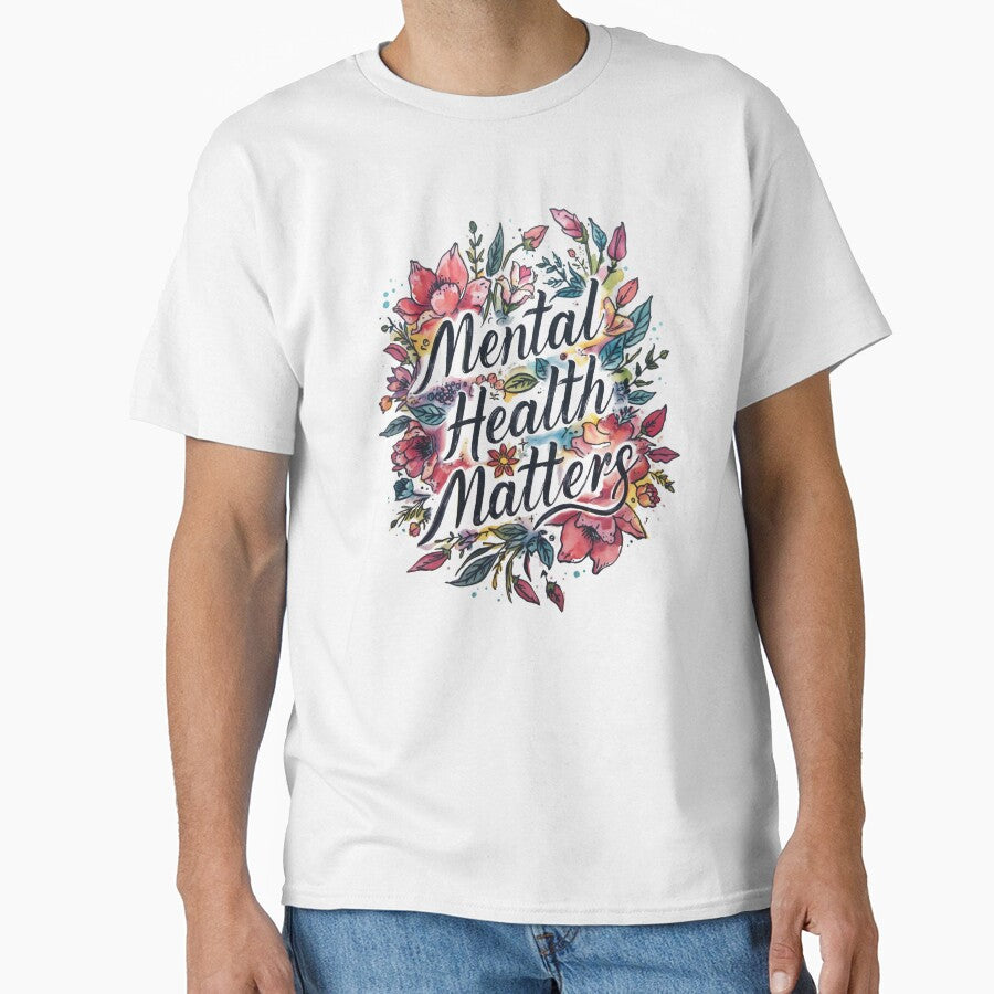 Mental Health Matters - Watercolour Flowers by Mc  Matters