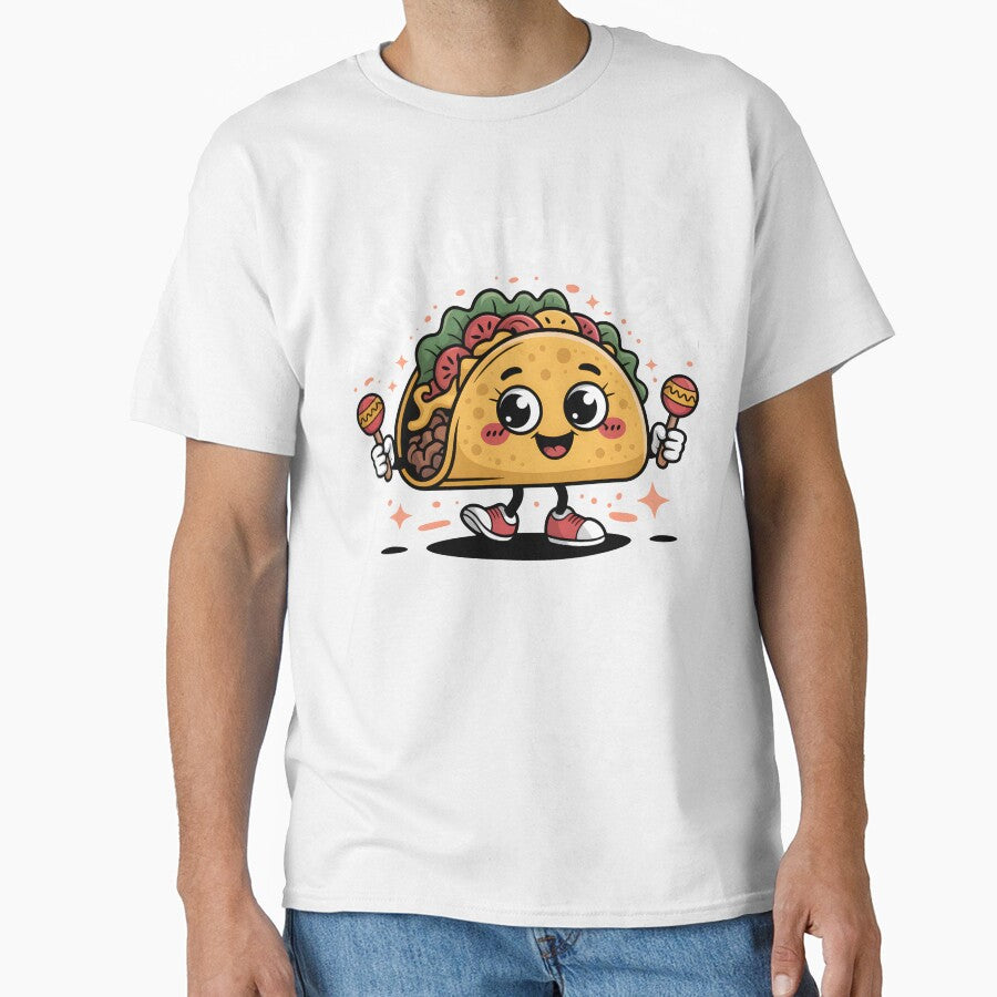 Cute Kawaii Taco with Maracas Design by Velvetwhim