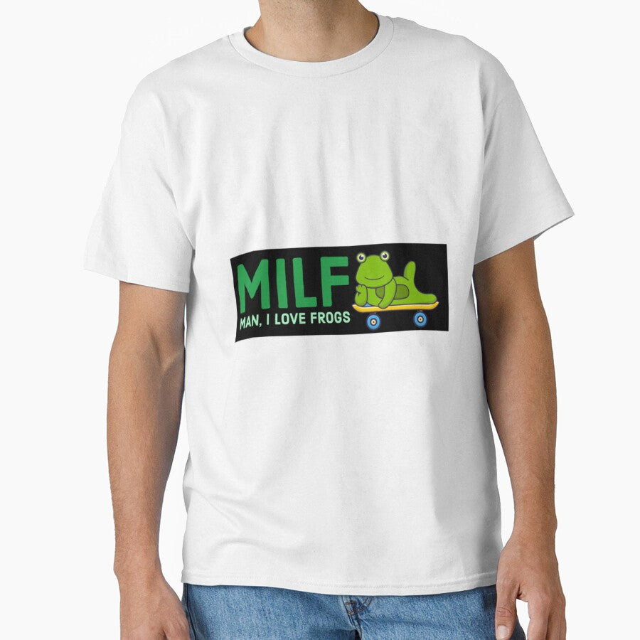 Frog on skateboard Man I love frogs milf by YanaKnitShop