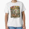 WiFi Is My Office Forest HQ Funny Remote Work Vintage T-Shirt Design by urbinet