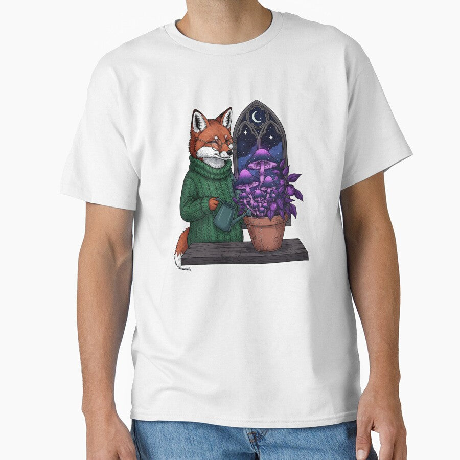 Introvert Fox in a Cozy Gothic Garden Nook by ColorVR