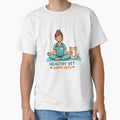 Healthy Vet Happy Pets Yoga Shirt | Veterinary Fitness Lifestyle Collection Design by Bettybee00