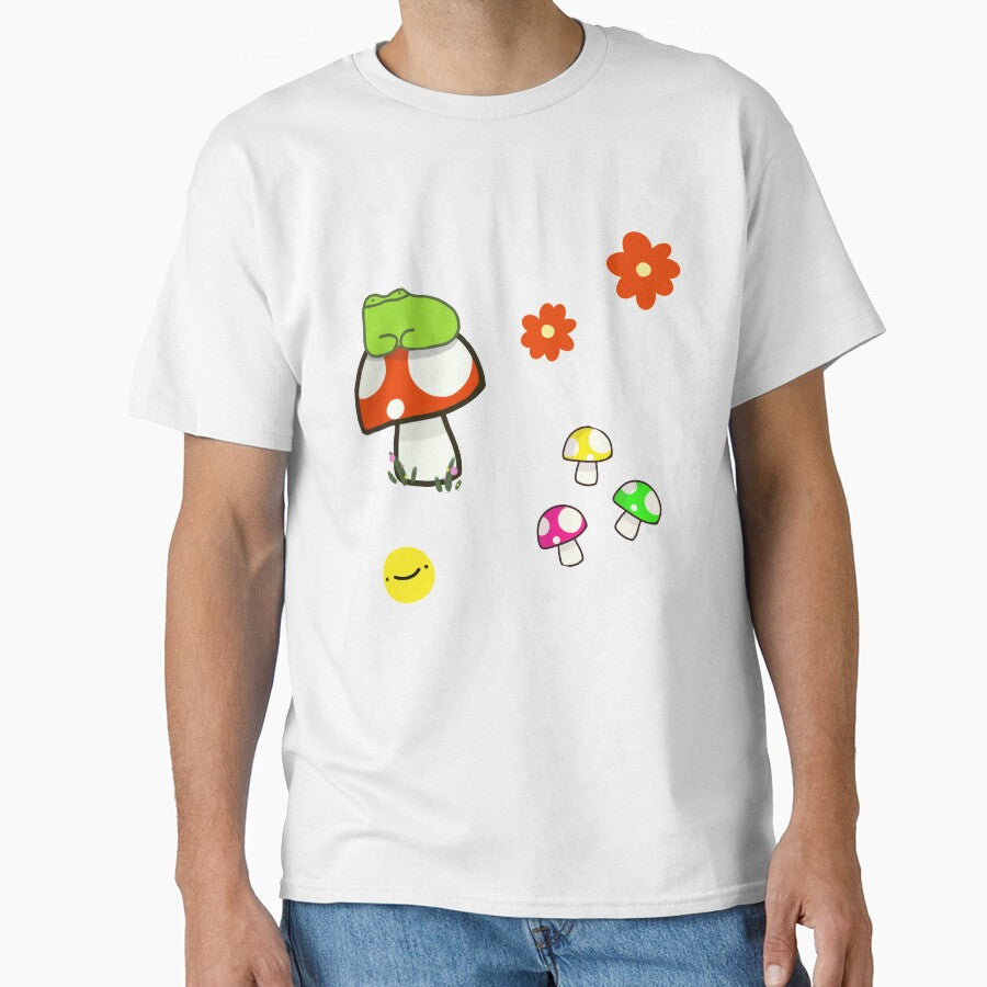 Frog on Mushroom Sticker Pack by Dino-Da-Dragon