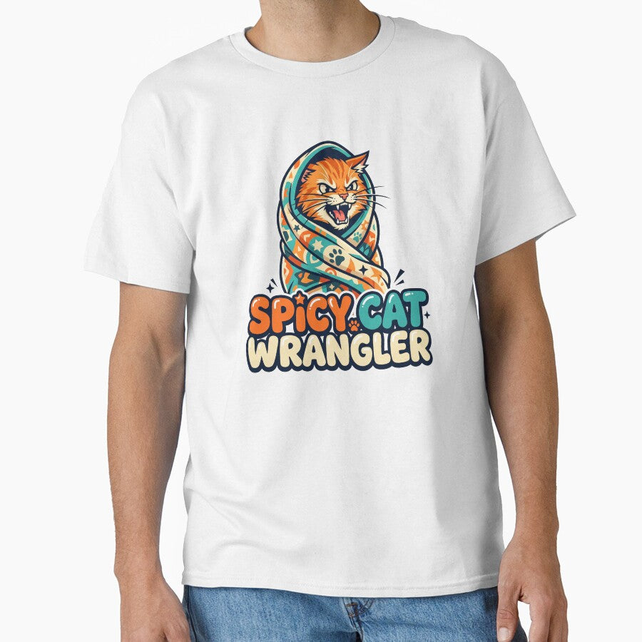 Spicy Cat Wrangler Vet Tech Funny Veterinarian Appreciation Shirt by Osmose-Studio ⭐⭐⭐⭐⭐
