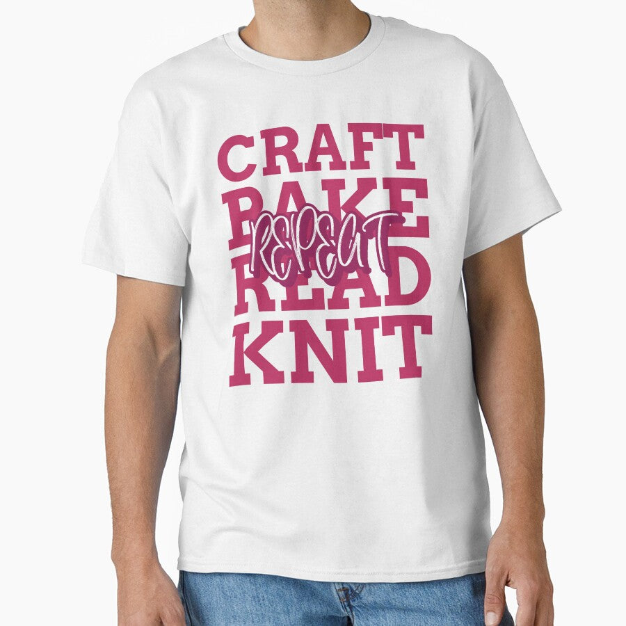 Craft, Bake, Read, Knit, Repeat by BoldImpDes