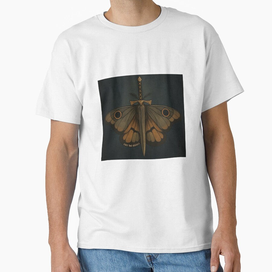 Ever But Visitors | Moth & Sword Sticker | The Knight and the Moth by enemies2stickers