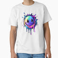 CMYK: Iridescent Chrome Smiley by Indoni