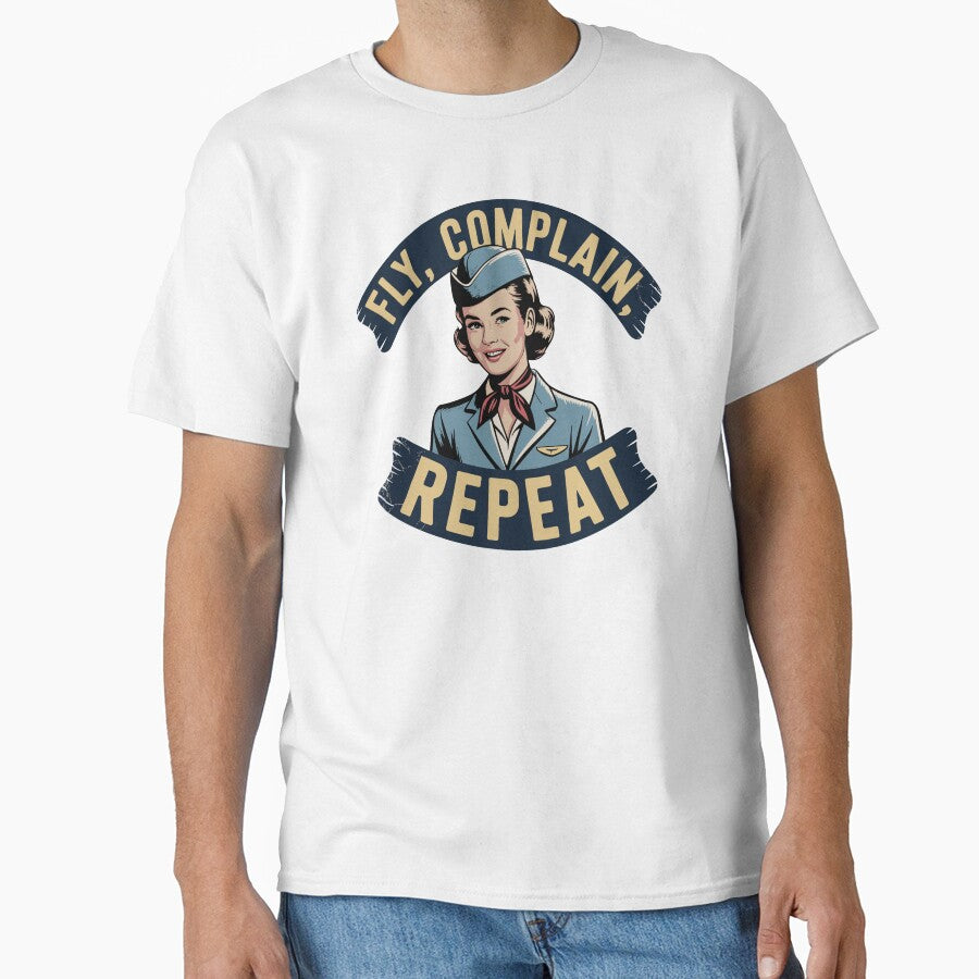 vintage sarcastic funny flight attendant by CabinChaos