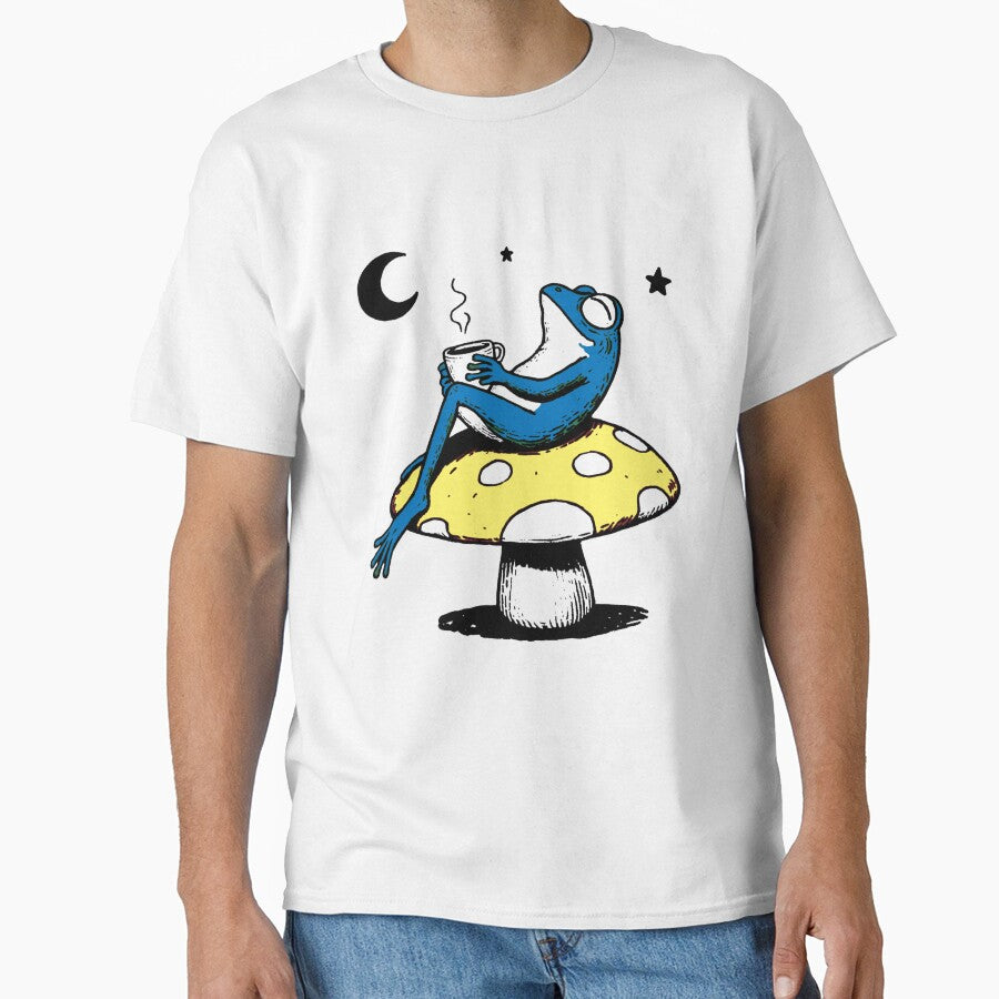 A Blue Frog’s Midnight Coffee Meditation by PholPol1959