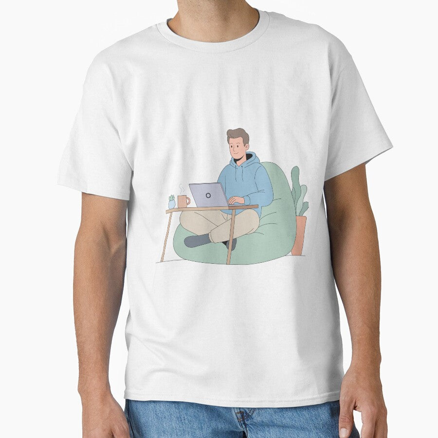Work From Home Illustration by Illustrator Bhaiya