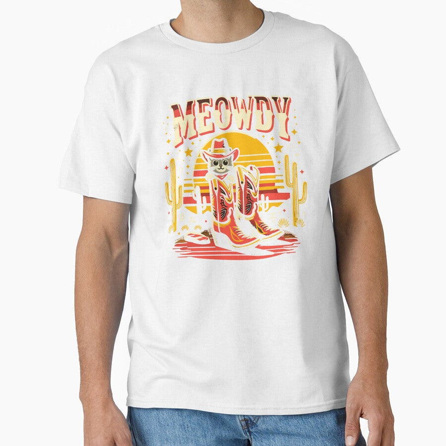 Cat Cowboy Cowgirl Country Western Meowdy Funny Cat by KsuAnn