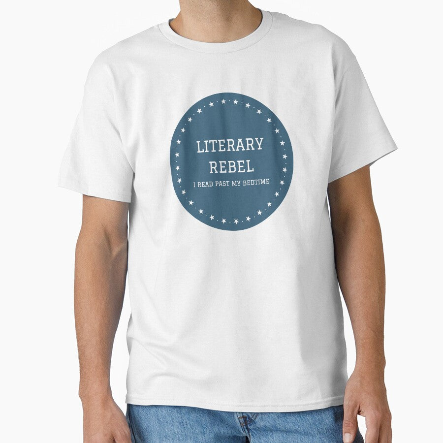 Literary Rebel I read past my bedtime design for book lovers by ThreadlyAndCo