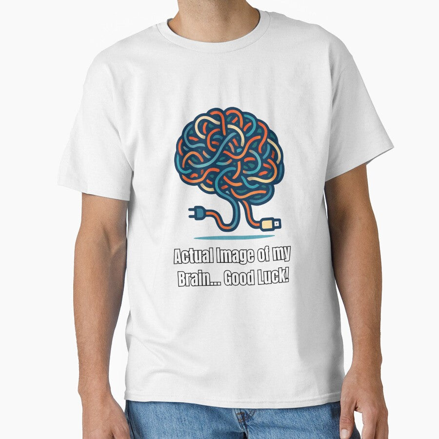 wires crossed brain design. by Speedytb-Tees