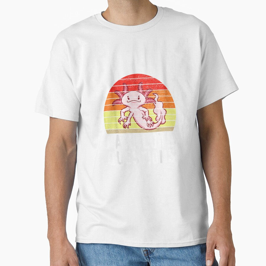 Axolotl Vintage Snaxolotl Kawaii Funny Boys Girls Axolotl by JadenEdmond