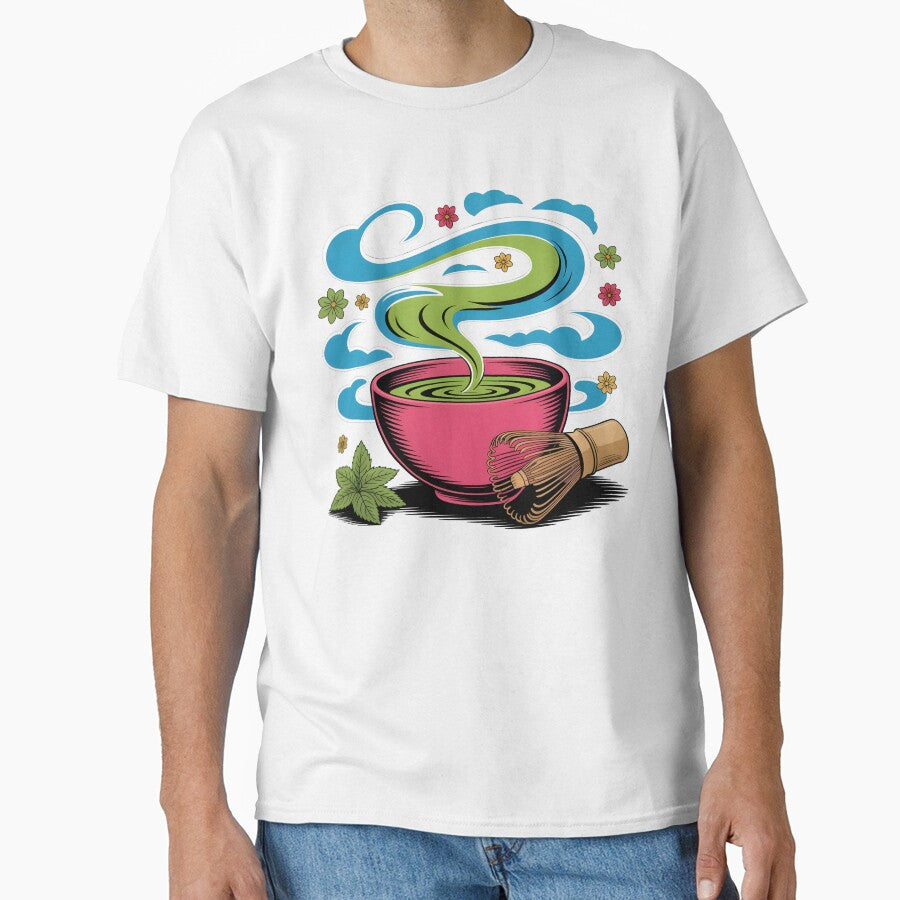Psychedelic Japanese Matcha Bowl Art by Luadline