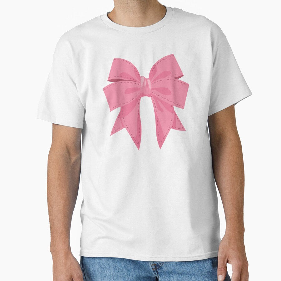 Coquette Pink Ribbon Bow Dainty aesthetic by Art-of-Rory