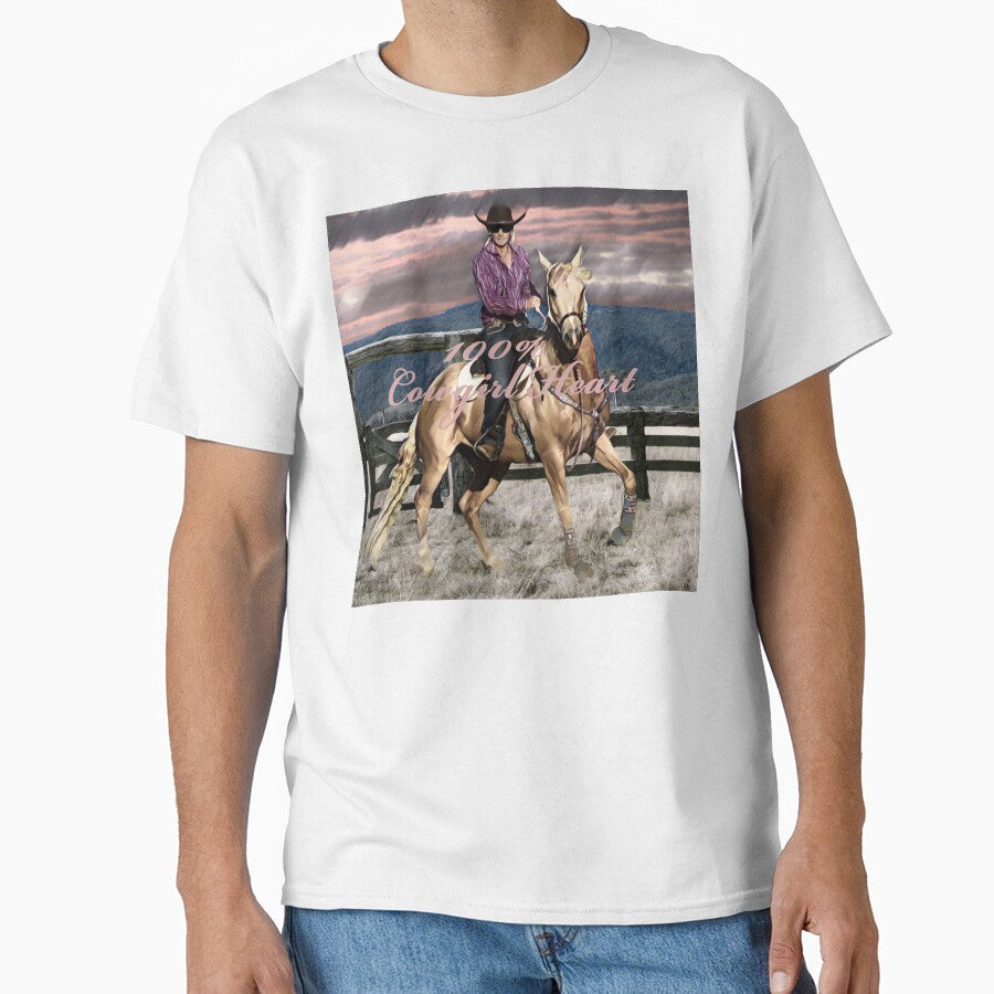 COWGIRL HEART, COWGIRLS AND HORSES WHAT COULD BE A BETTER DESIGN. by Barbara Jean Photo Art And Design